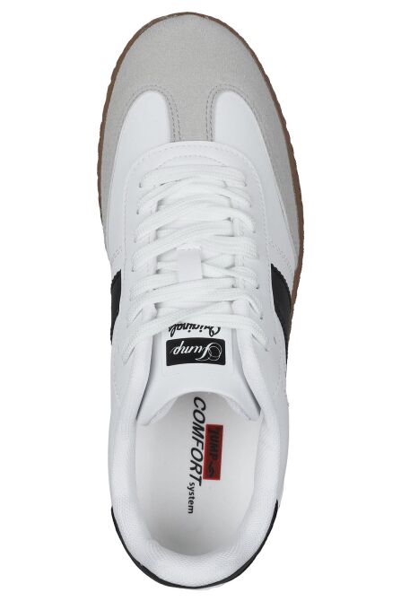 29967 Beyaz - Siyah Kadın Sneaker Günlük Spor Ayakkabı - 8
