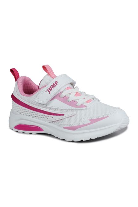 30007 Beyaz - Fuşya Kız Çocuk Sneaker Günlük Spor Ayakkabı - 2