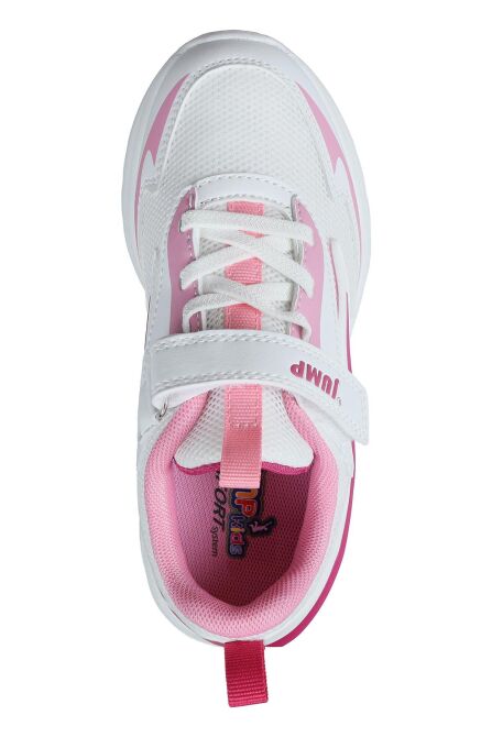 30007 Beyaz - Fuşya Kız Çocuk Sneaker Günlük Spor Ayakkabı - 3