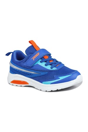 30007 Mavi - Turuncu Erkek Çocuk Sneaker Günlük Spor Ayakkabı - 2