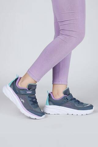30008 Lacivert - Mor Kız Çocuk Sneaker Günlük Spor Ayakkabı - 6