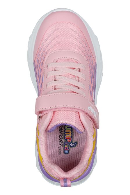 30030 Pembe - Mor - Sarı Kız Çocuk Sneaker Günlük Spor Ayakkabı - 3