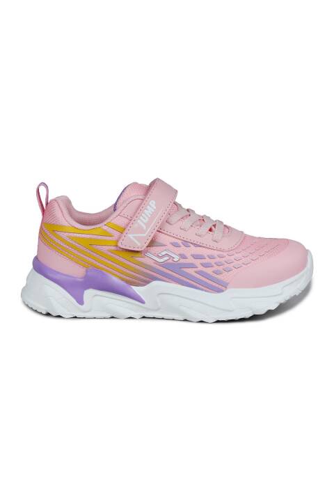 30030 Pembe - Mor - Sarı Kız Çocuk Sneaker Günlük Spor Ayakkabı - 1