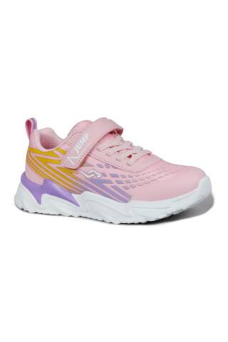 30030 Pembe - Mor - Sarı Kız Çocuk Sneaker Günlük Spor Ayakkabı - 7