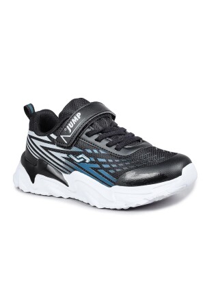 30030 Siyah - Mavi Erkek Çocuk Sneaker Günlük Spor Ayakkabı - Jump (1)