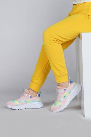 30034 Pembe - Çok Renkli Kız Çocuk Sneaker Günlük Spor Ayakkabı - 4