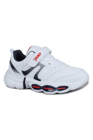 30037 Beyaz - Lacivert Üniseks Çocuk Sneaker Günlük Spor Ayakkabı - 2