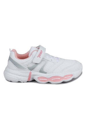30037 Beyaz - Pembe Kız Çocuk Sneaker Günlük Spor Ayakkabı - Jump