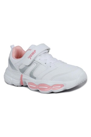 30037 Beyaz - Pembe Kız Çocuk Sneaker Günlük Spor Ayakkabı - Jump (1)