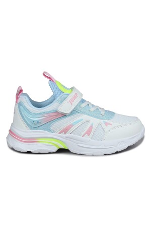 30053 Beyaz - Pembe Kız Çocuk Sneaker Günlük Spor Ayakkabı - Jump