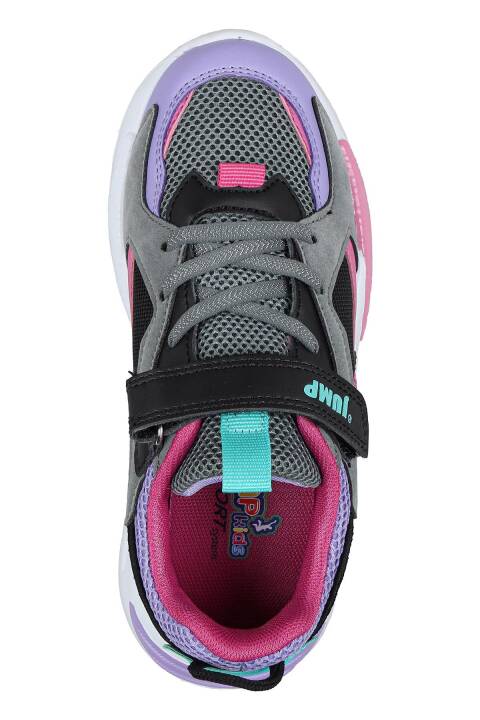 30058 Mor - Pembe - Gri Kız Çocuk Sneaker Günlük Spor Ayakkabı - 8