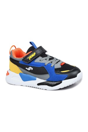 30058 Siyah - Gri - Çok Renkli Üniseks Çocuk Sneaker Günlük Spor Ayakkabı - 7