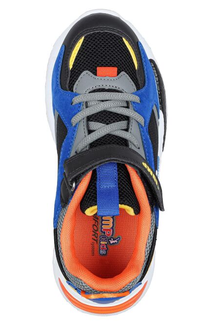 30058 Siyah - Gri - Çok Renkli Üniseks Çocuk Sneaker Günlük Spor Ayakkabı - 8