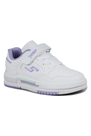 30061 Beyaz - Lila Kız Çocuk Sneaker Günlük Spor Ayakkabı - Jump (1)