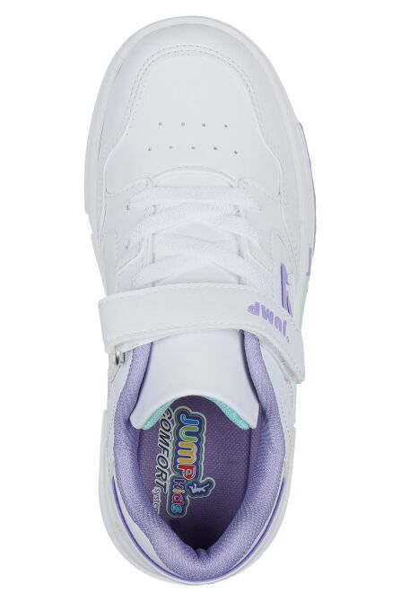 30061 Beyaz - Lila Kız Çocuk Sneaker Günlük Spor Ayakkabı - 3