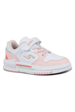 30061 Somon - Beyaz Kız Çocuk Sneaker Günlük Spor Ayakkabı - Jump (1)