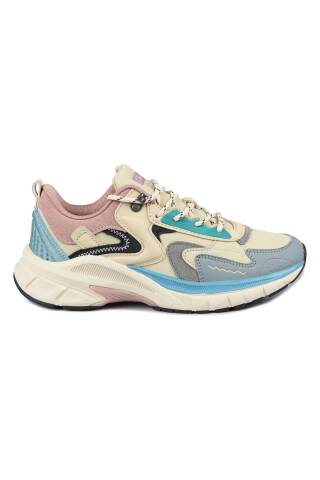 Jump 30866 Bej Sneaker Kadın Spor Ayakkabı - Jump