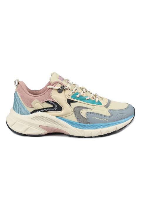 Jump 30866 Bej Sneaker Kadın Spor Ayakkabı - 1