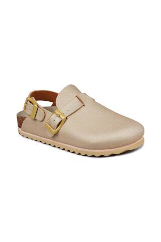 50025 Çift Tokalı Altın Rengi Kız Çocuk Sandalet - Jump (1)