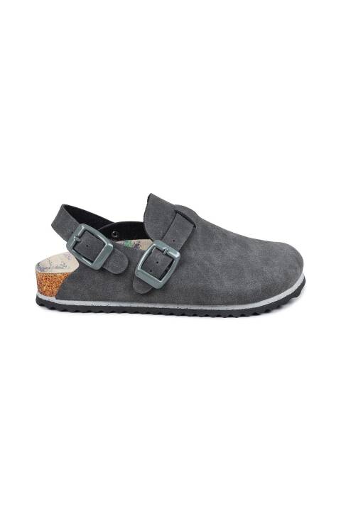 50025 Çift Tokalı Füme Kız Çocuk Sandalet - 1