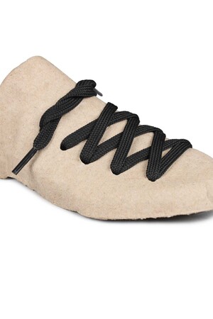 YASTR-B Siyah Yassı Tress Spor Ayakkabı Bağcığı - 1